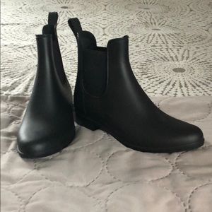 Black Merona rain boots